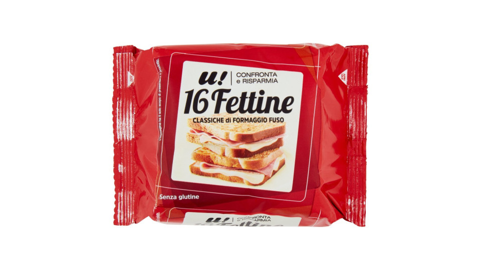 16 FETTINE DI FORMAGGIO FUSO U! Confronta&Risparmia