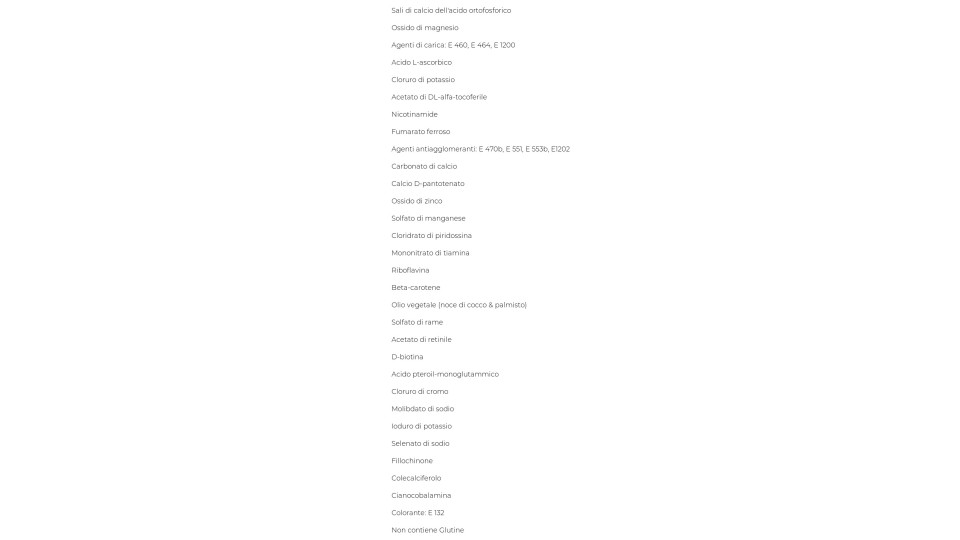 Multicentrum, 30 compresse