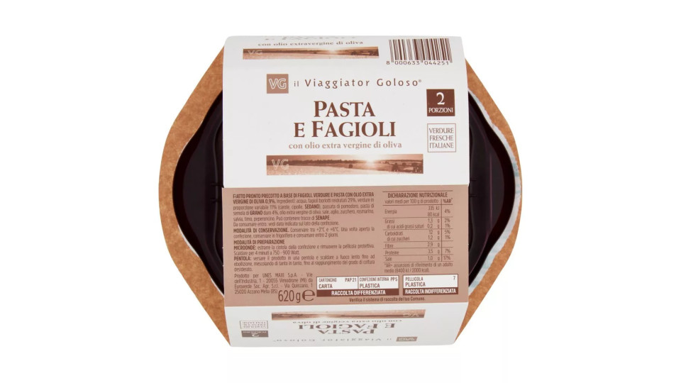 PASTA E FAGIOLI il Viaggiator Goloso