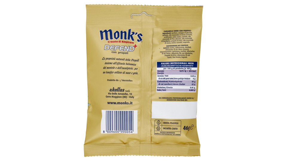 Monk's Defend+ con propoli