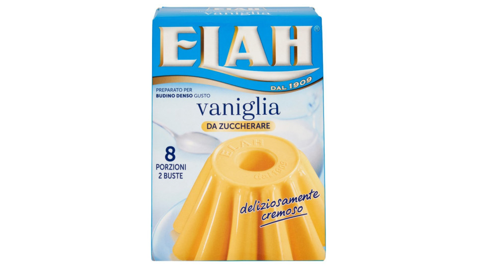Elah Preparato per buon dessert gusto vaniglia
