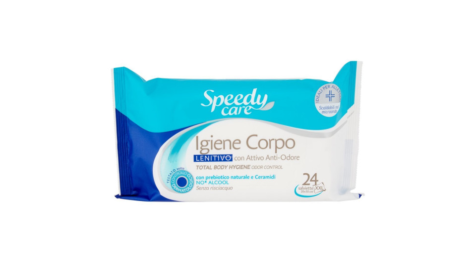 Speedy care Igiene Corpo Lenitivo con Attivo Anti-Odore