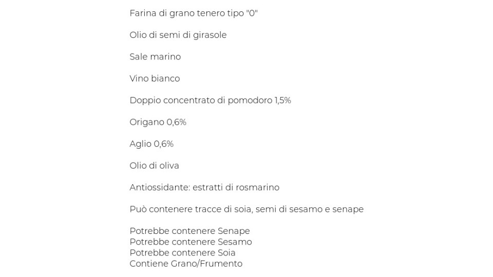 TARALLI ALLA PIZZAIOLA U! Confronta&Risparmia