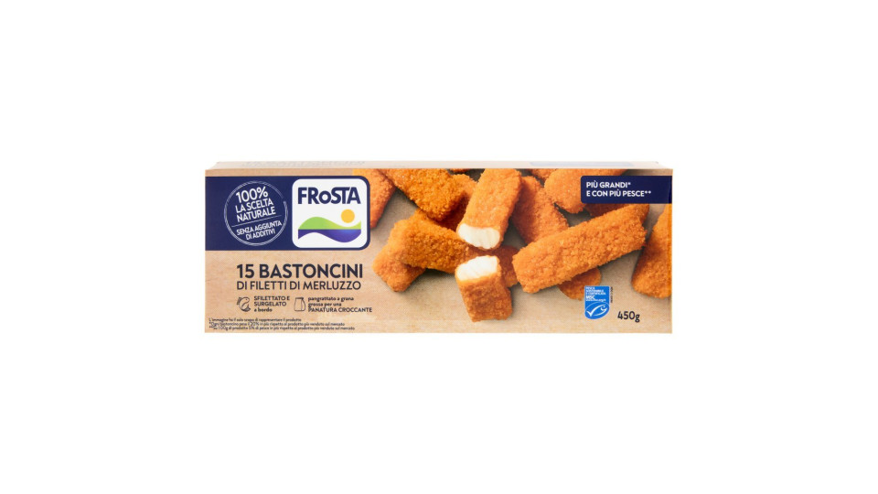 Frosta 15 Bastoncini di Filetti di Merluzzo