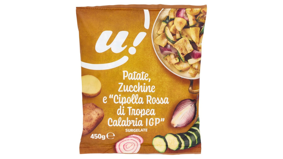 PATATE ZUCCHINE E CIPOLLA ROSSA DI TROPEA CALABRIA Surgelate IGP U! Confronta&Risparmia