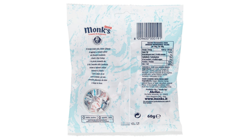 Monk's Mini Iceberg Menta Ghiaccio