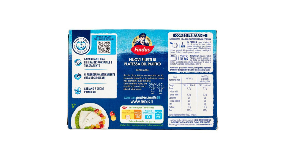 Findus Filetti di Platessa impanati