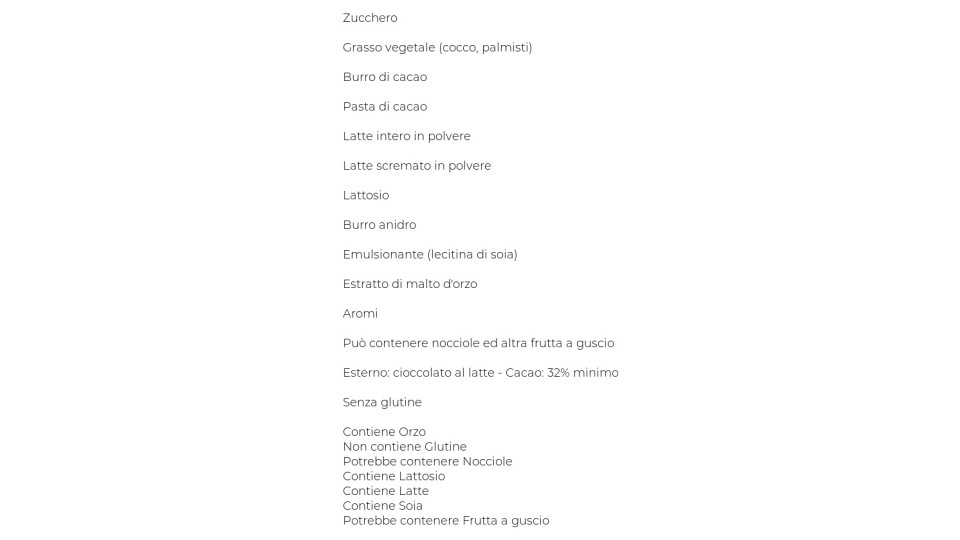 LINDOR REGALINO AL LATTE