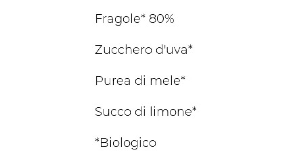 Composta di fragole Bio senza pectina aggiunta il Viaggiator Goloso Bio