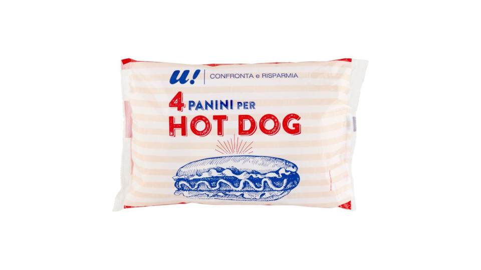 4 Panini per Hot Dog U! Confronta & Risparmia