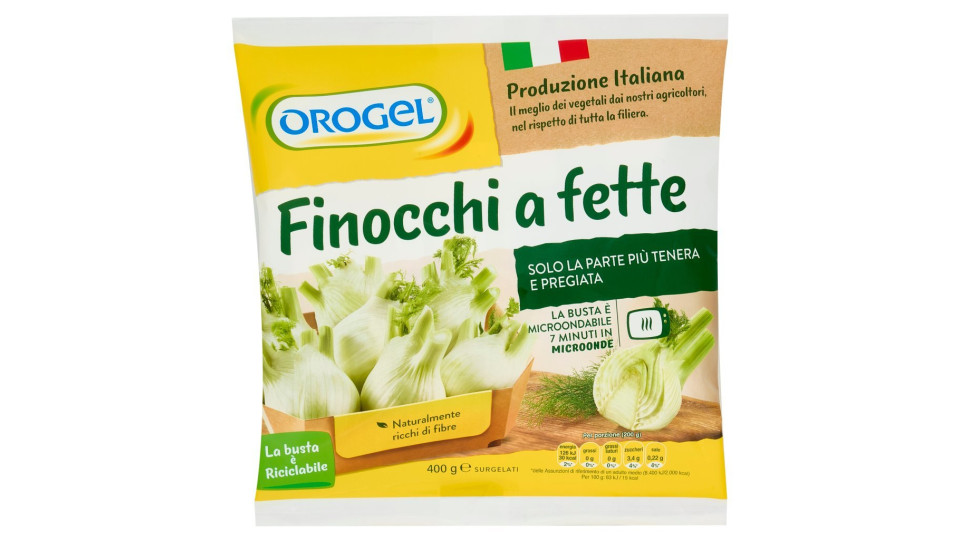 Orogel Finocchi a fette Surgelati