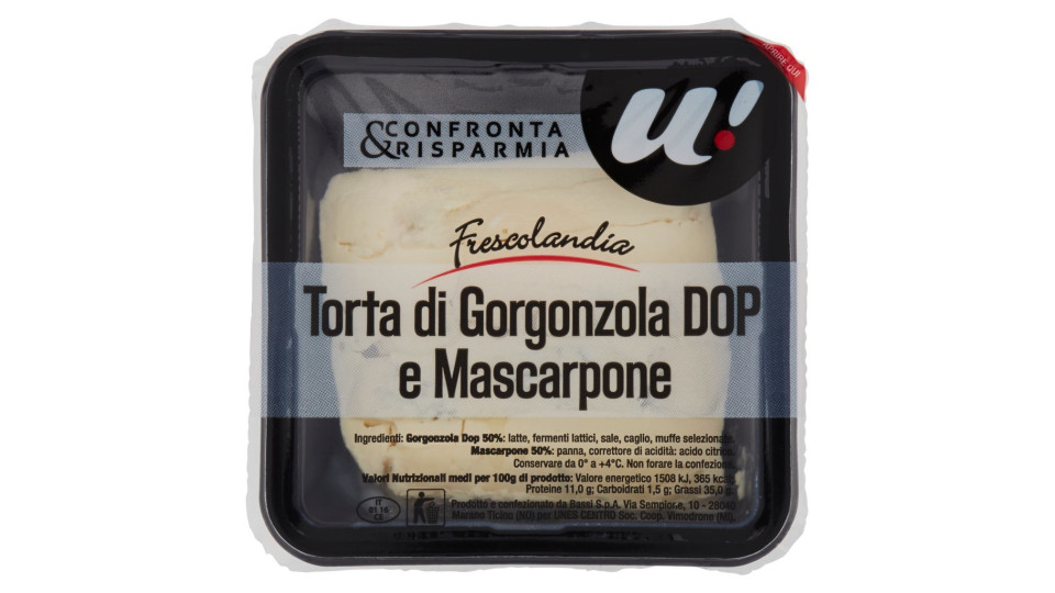 Torta di Gorgonzola DOP e mascarpone U! Confronta & Risparmia