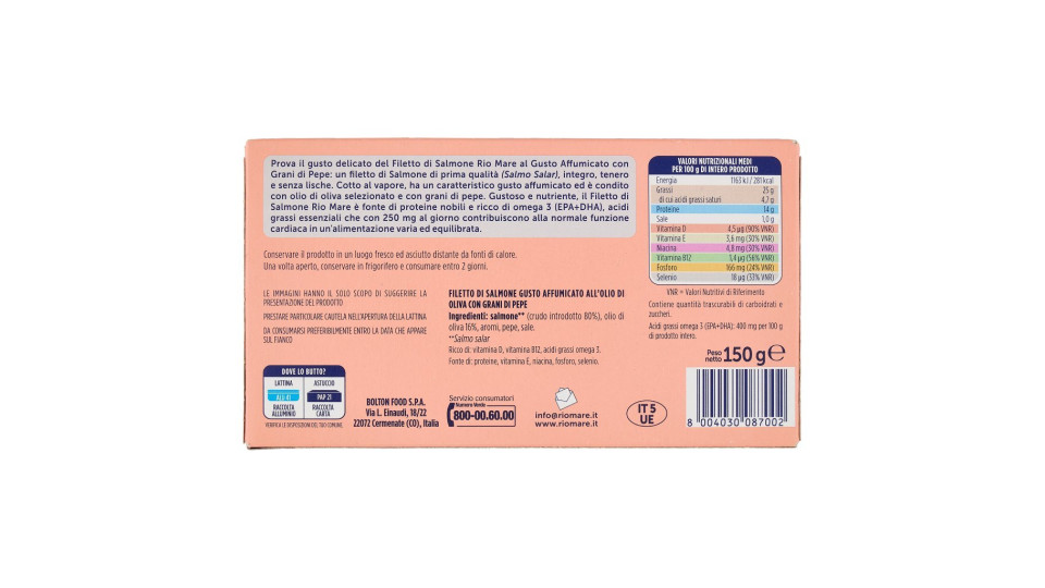SALMONE AFFUMICATO OLIO
