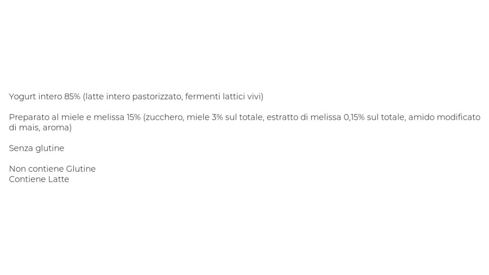 Sterzing Vipiteno Sapori di Vipiteno Yogurt al miele e melissa