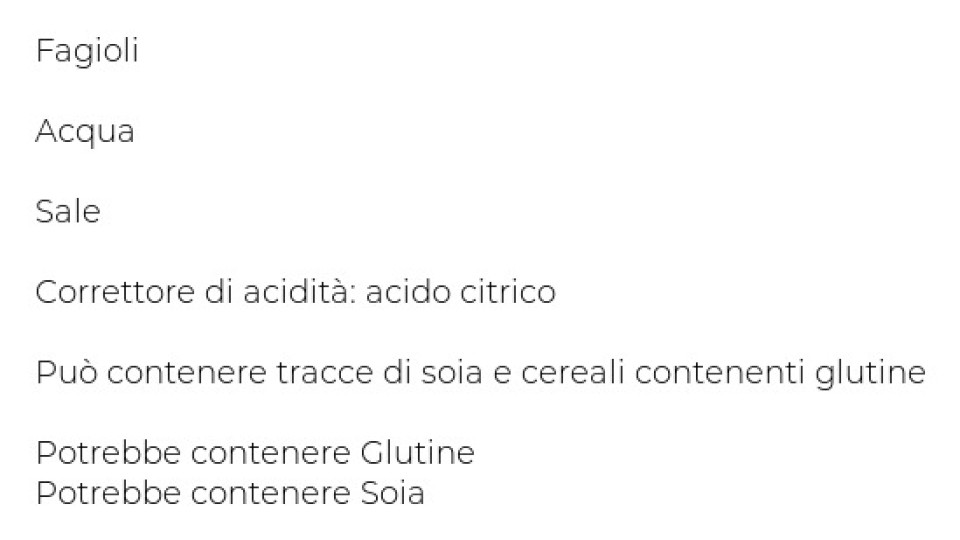 FAGIOLI CORONA il Viaggiator Goloso