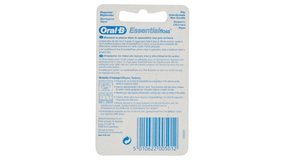 Oral B 005012 Filo Interdentale, non cerato