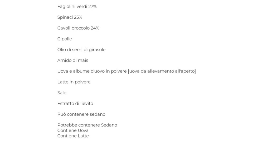 Bonduelle Coccole 8 Tortini Di Spinaci, Fagiolini E Broccoli