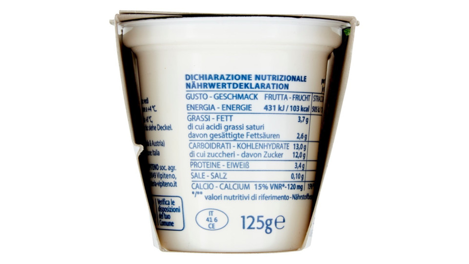 Yogurt intero alla mela