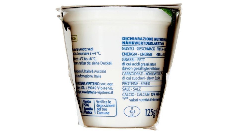 Yogurt intero alla mela