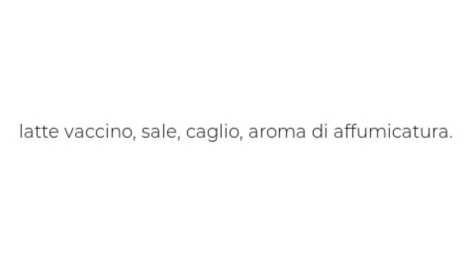 PROVOLA AFFUMICATA