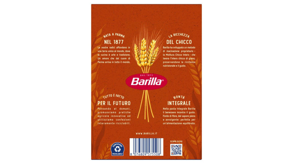 Barilla mezze penne rigate integrale