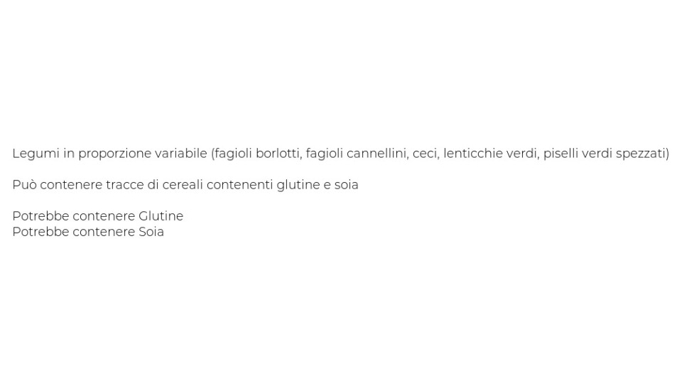 GRAN MISTO DI LEGUMI il Viaggiator Goloso
