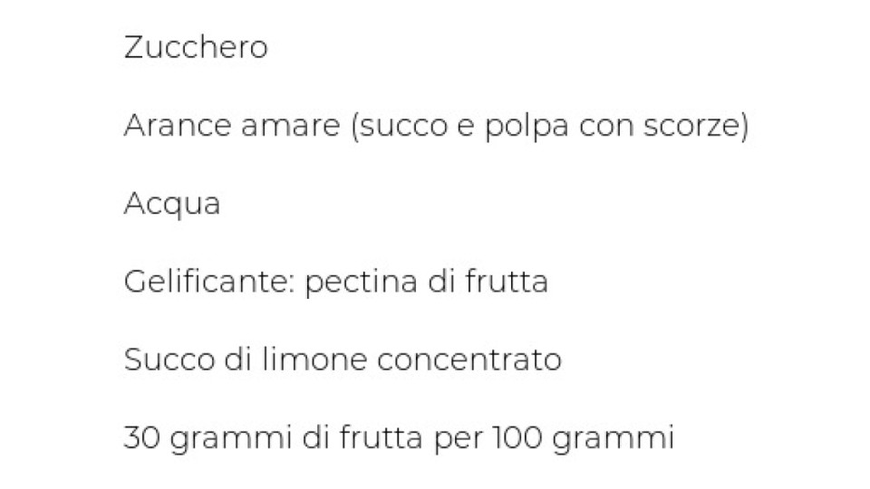 MARMELLATA ARANCE AMARE