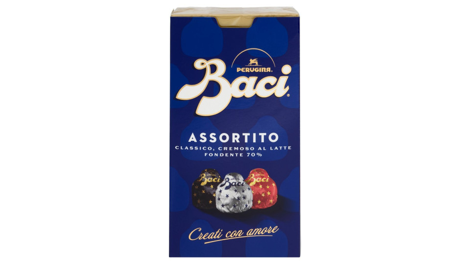 BACI PERUGINA ASSORTITO Cioccolatini ripieni al gianduia e nocciola intera scatola