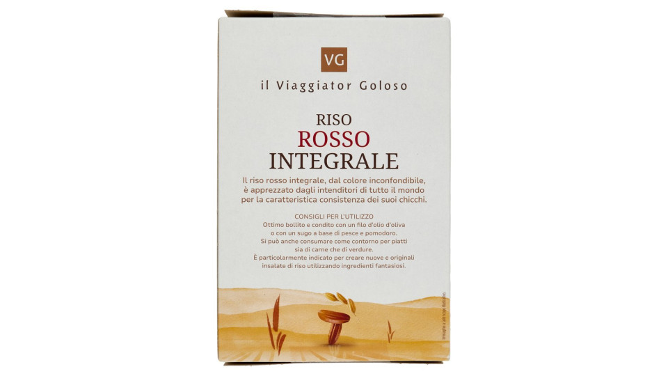 RISO ROSSO INTEGRALE il Viaggiator Goloso