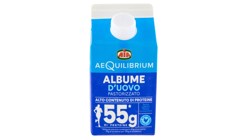 Aia, Aequilibrium albume d'uovo pastorizzato