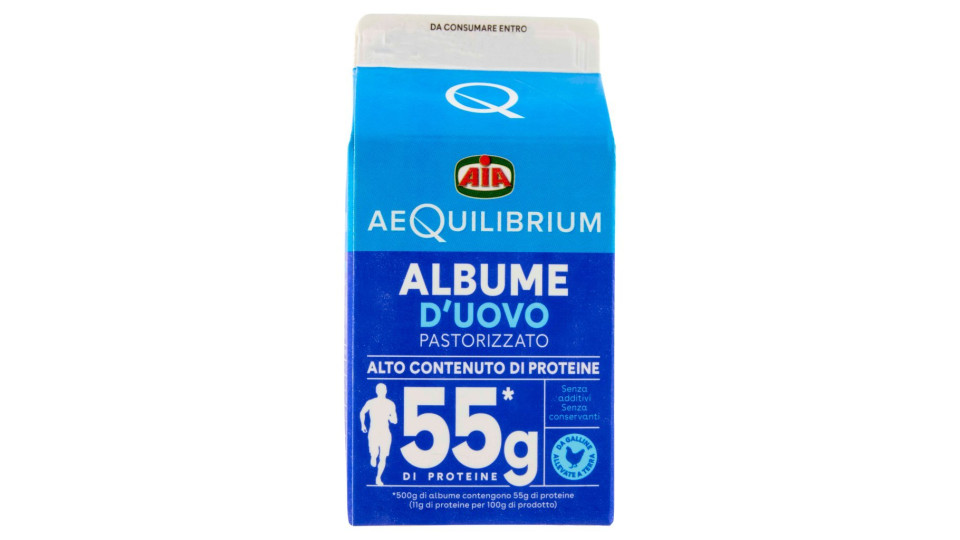 Aia, Aequilibrium albume d'uovo pastorizzato