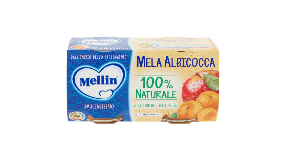 Mellin - Omogeneizzato, Mela Albicocca