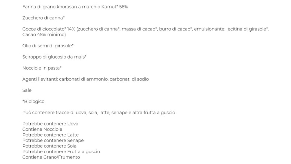 Frollini al Kamut con gocce di cioccolato il Viaggiator Goloso Bio