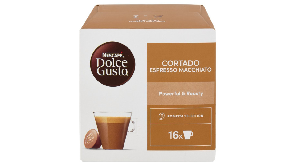 NESCAFÉ DOLCE GUSTO CORTADO ESPRESSO MACCHIATO DECAFFEINATO caffè macchiato decaffeinato