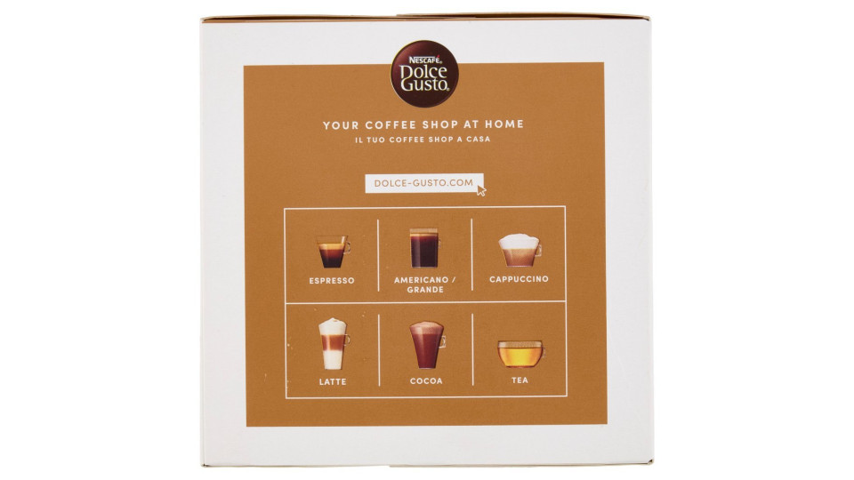 NESCAFÉ DOLCE GUSTO CORTADO ESPRESSO MACCHIATO DECAFFEINATO caffè macchiato decaffeinato