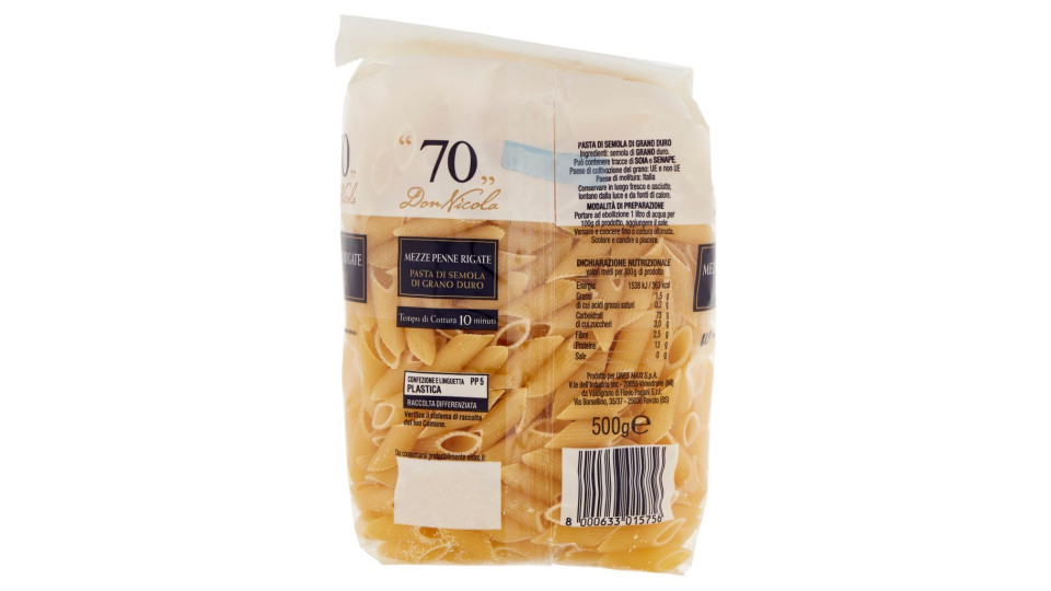 MEZZE PENNE RIGATE N.70 U! Confronta & Risparmia