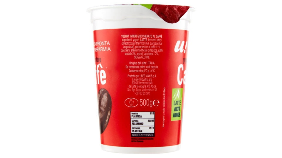 Yogurt Intero Caffè U! Confronta e Risparmia