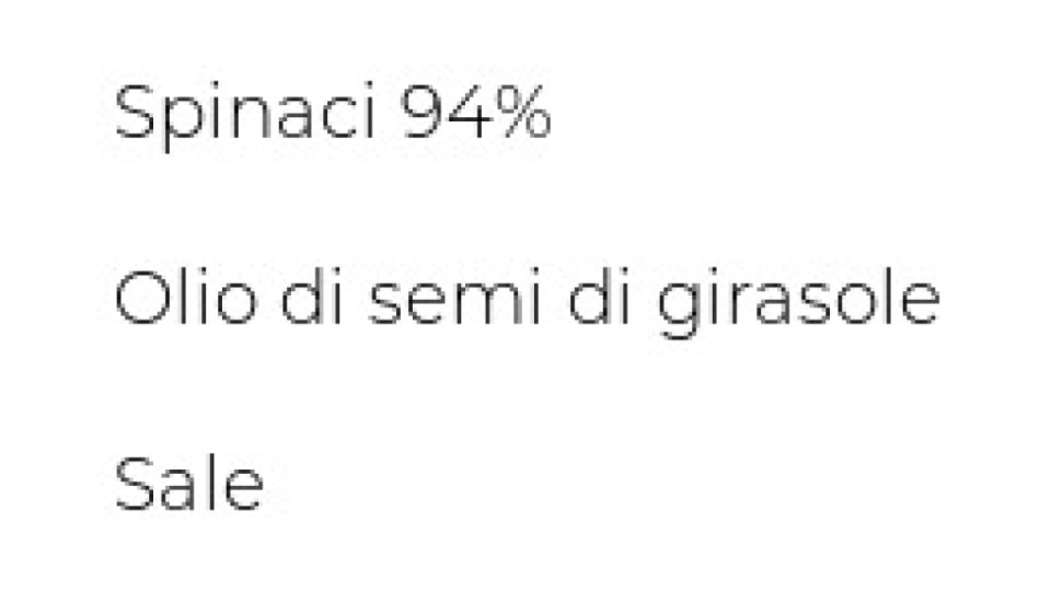 Spinaci al Vapore G.300 Cottintavola