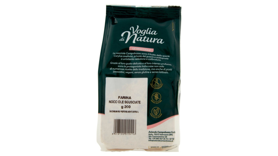 FARINA DI NOCCIOLE Voglia di Natura