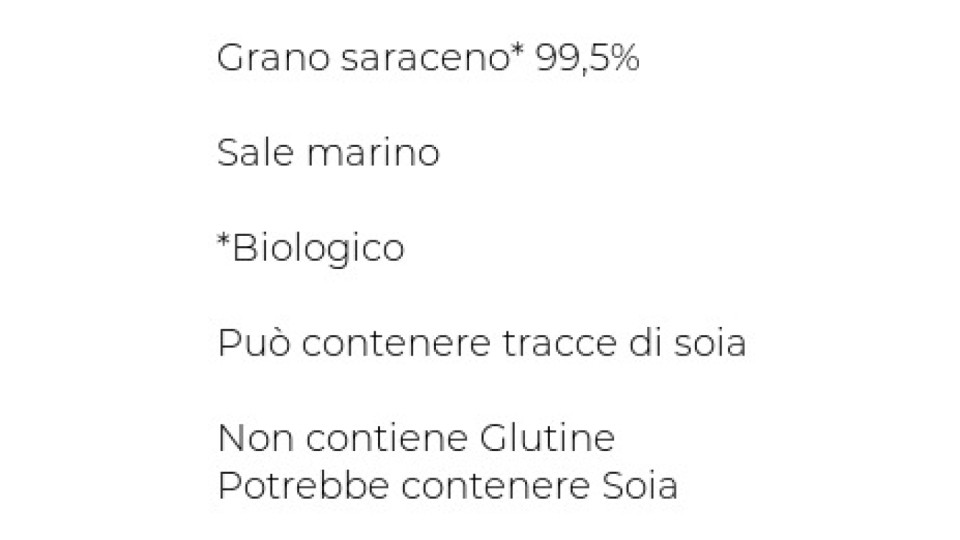 Gallette di grano saraceno il Viaggiator Goloso Bio