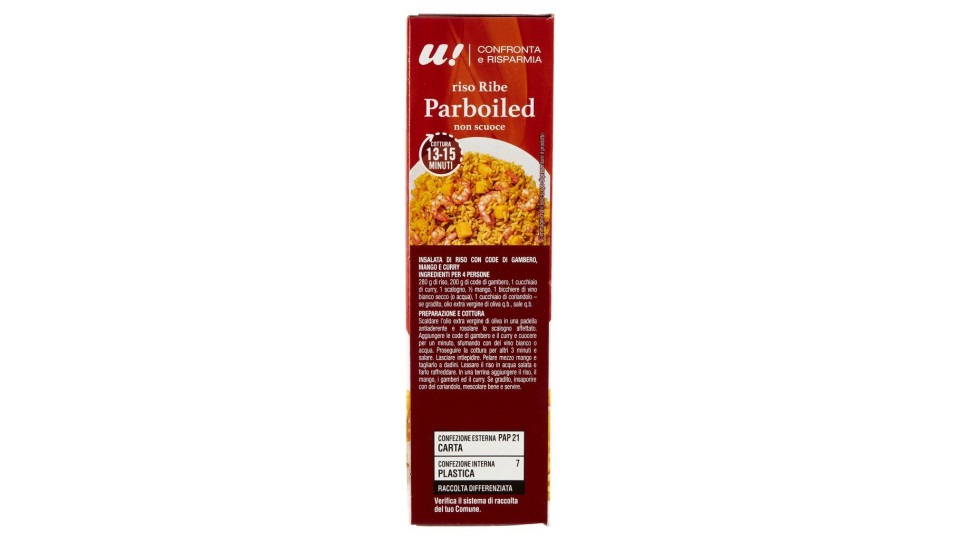 Riso Ribe Parboiled  Kg 1