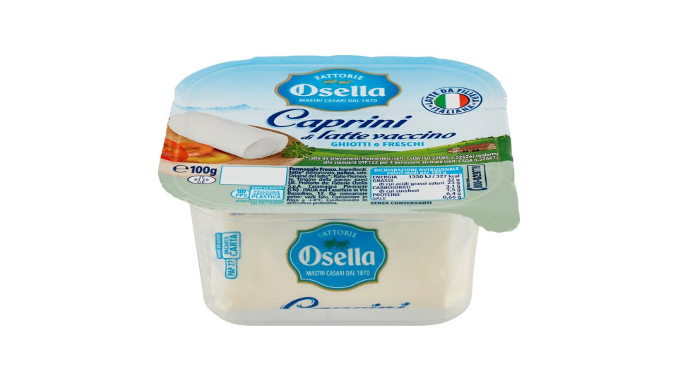 Fattorie Osella Caprini di latte vaccino