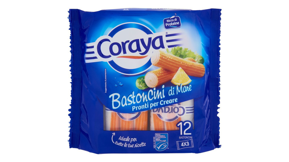 Coraya, bastoncini di mare