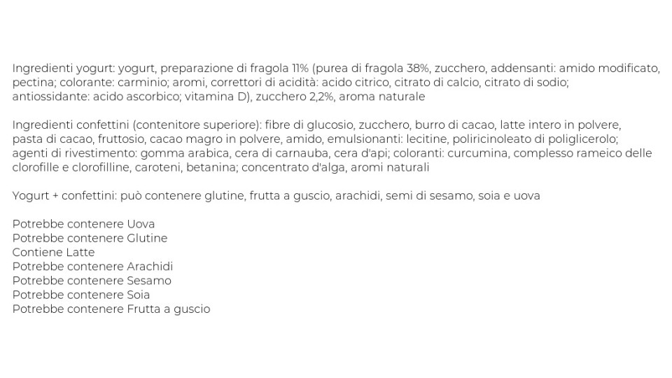 Danone Super Mario, Yogurt gusto Fragola con Confettini, 2x110g