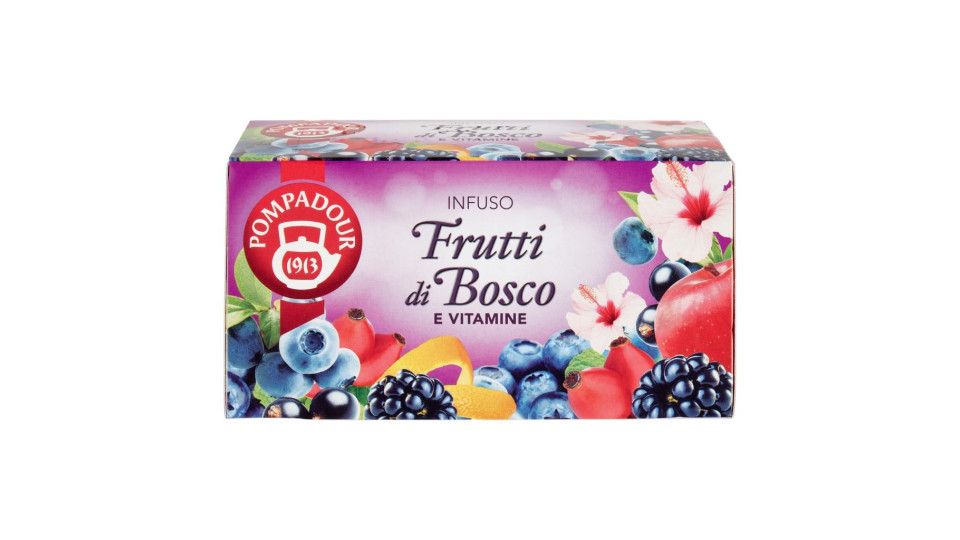 Pompadour, Frutti di bosco per infuso 20 filtri