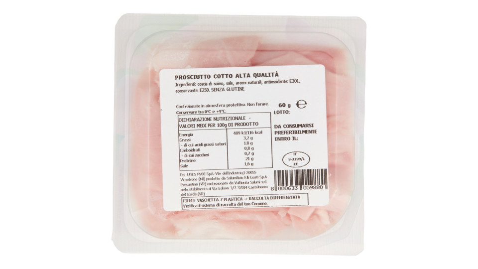 Prosciutto cotto alta qualità U! Confronta & Risparmia