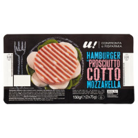 2 Hamburger Prosciutto e Mozzarella U! Confronta e Risparmia