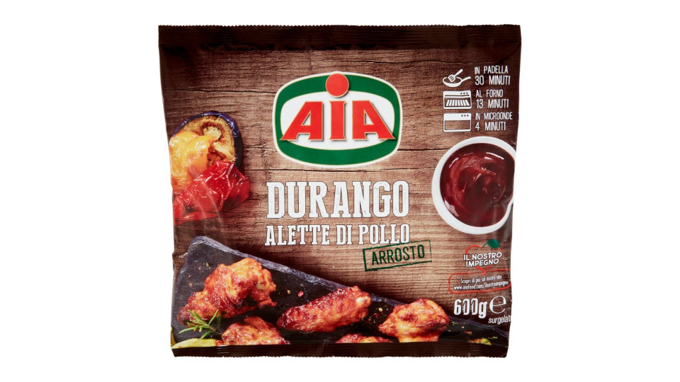 AIA Durango alette di pollo cotte arrosto 