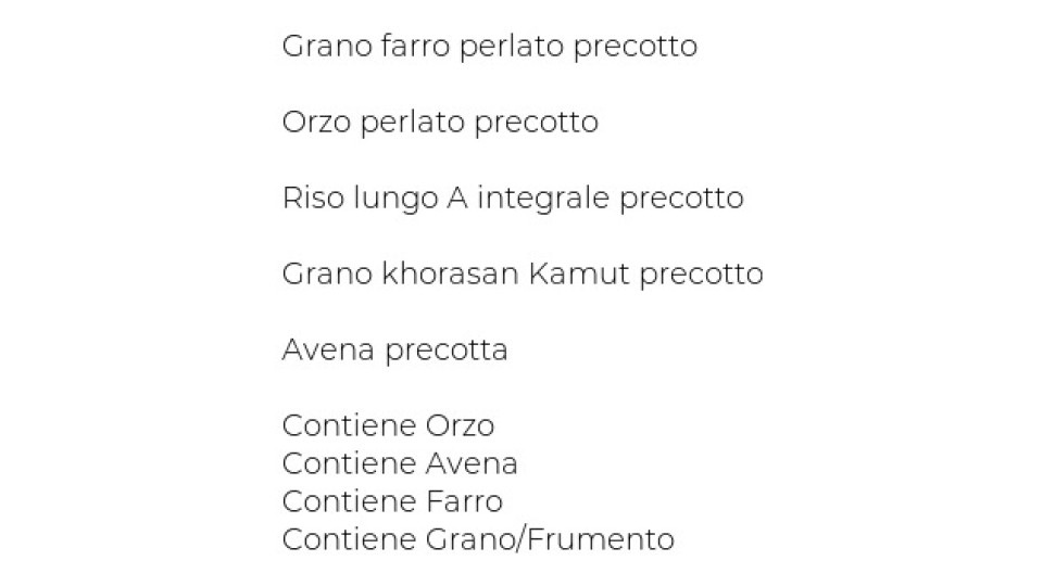Pedon, I salvaminuti 7 cereali