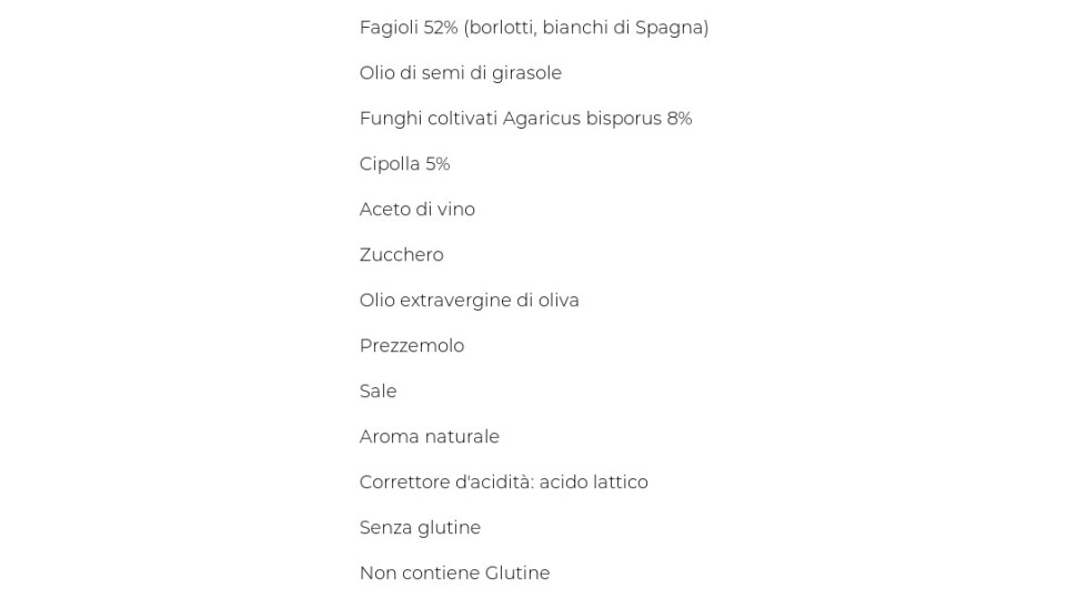 Sacla fagiolata rustica
